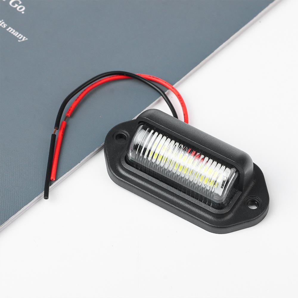 JONYE Bộ 2 Đèn LED 6 Bóng Chiếu Biển Số Xe Hơi / Xe Tải Chuyên Dùng