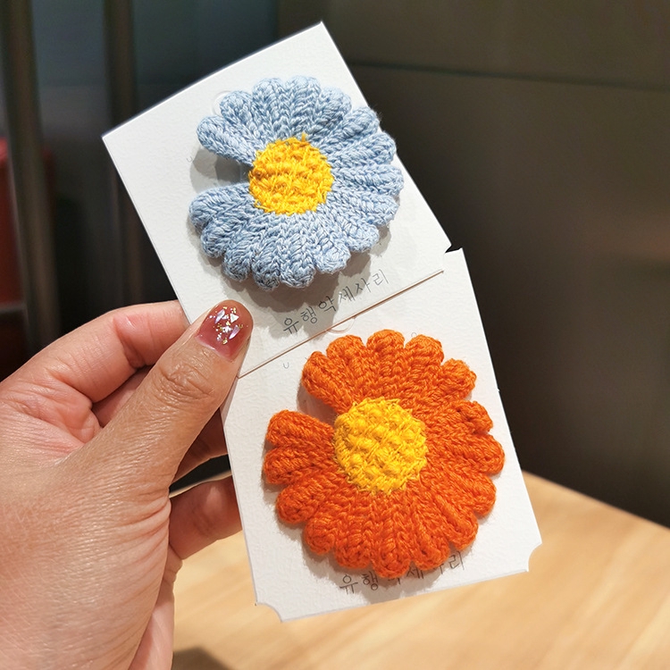 Kẹp tóc hình hoa hướng dương xinh xắn thời trang cho nữ