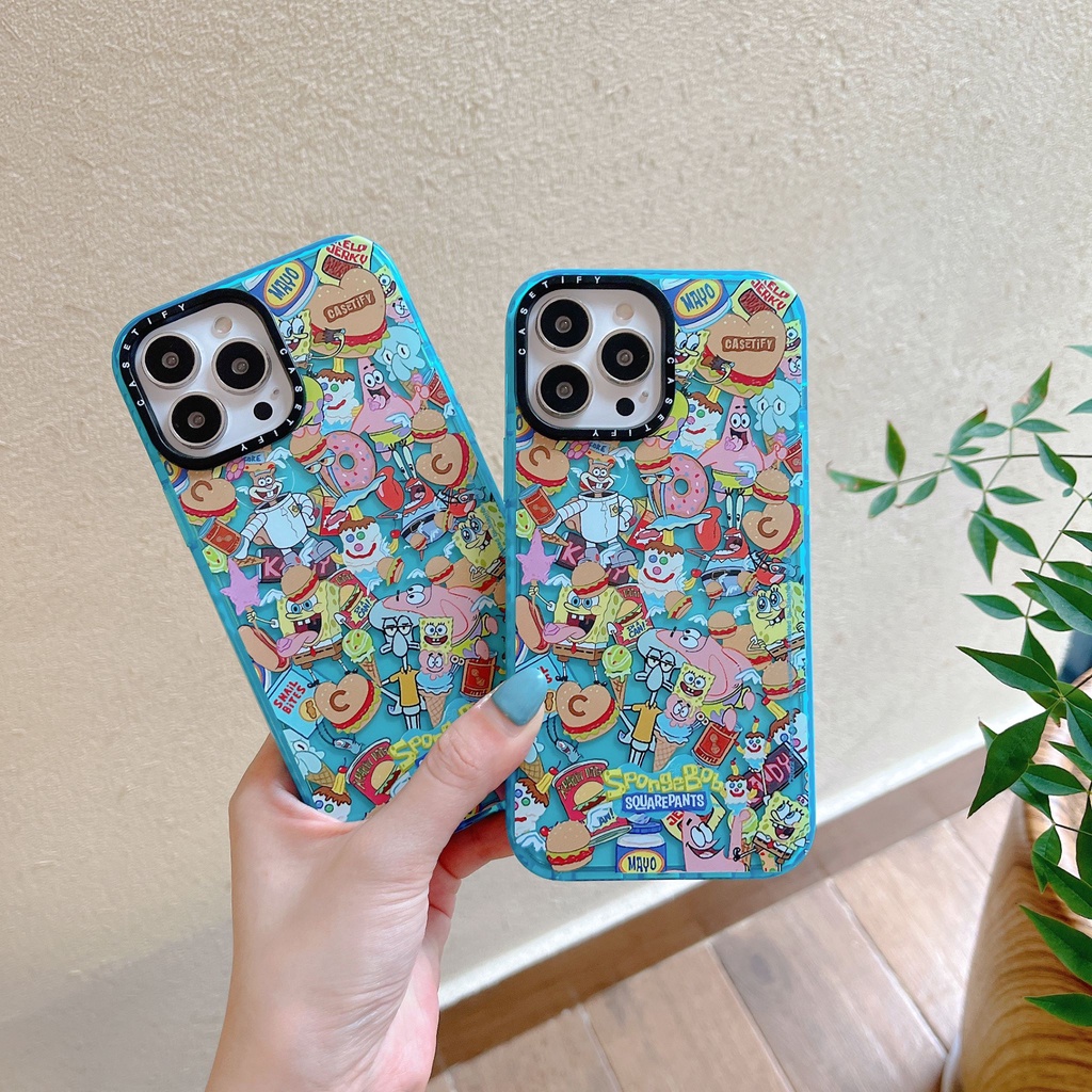 Ốp Điện Thoại Hình Spongebob Và Những Người Bạn Vui Nhộn Chống Sốc Thời Trang