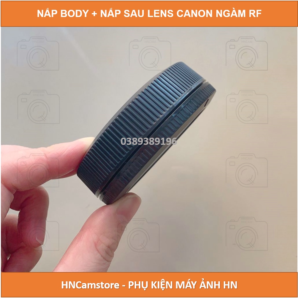 BỘ NẮP BODY VÀ NẮP SAU LENS DÙNG CHO MÁY ẢNH CANON MIRRORLESS RF