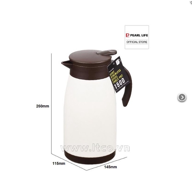 Phích Inox giữ nhiệt cao cấp 1,5L Ecot