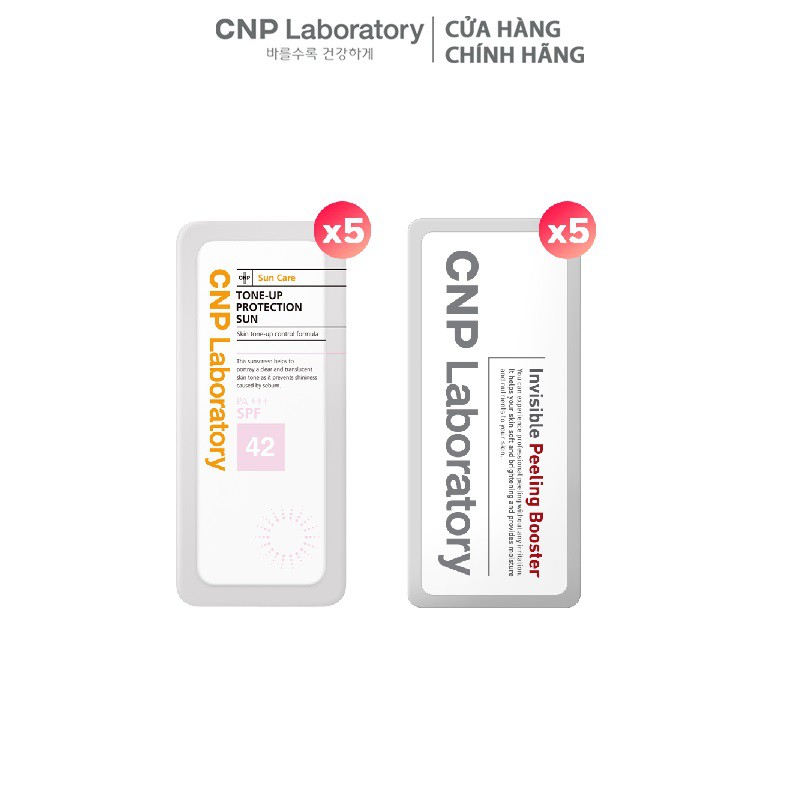 [HB Gift]Combo chống nắng nâng tone và tẩy tế bào chết CNP Laboratory Gift Set2pcs Gimmick | BigBuy360 - bigbuy360.vn