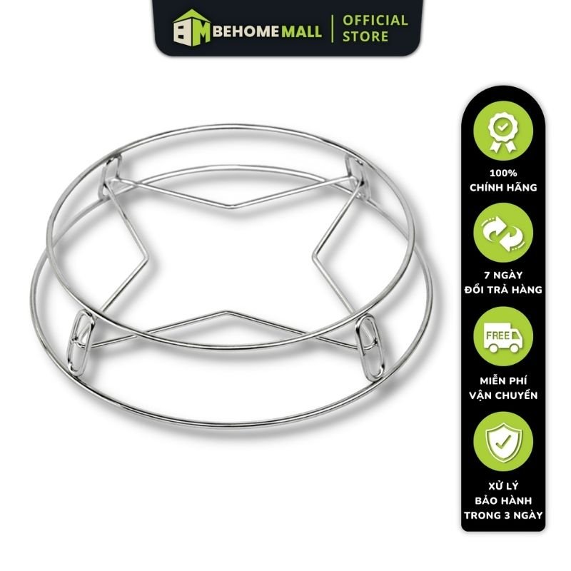 Giá đặt bếp lẩu nướng BEHOMEMALL giá inox 304 kê chảo nồi cao cấp tiện lợi