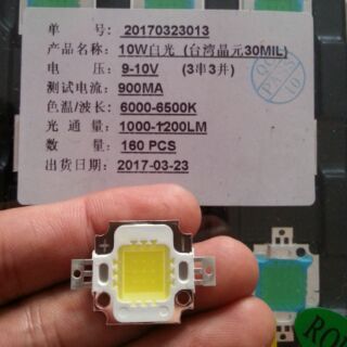 Đèn led 10v ,10w đủ