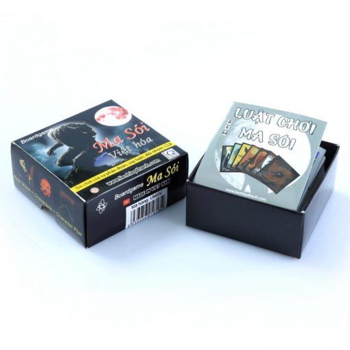 Bộ Bài Ma Sói Việt Hóa  [ HCM-GIÁ SỈ ]   Boardgame Ma Sói chất lượng cao,lá bài dầy đẹp,có hướng dẫn,chơi cực vui.