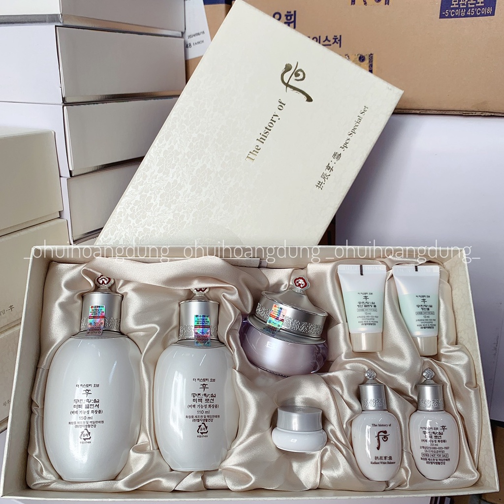 [HÀNG CÔNG TY CHECK TEM CHÍNH HÃNG] Bộ Dưỡng Trắng Whoo Gongjinhyang Seol Radiant White Special Set