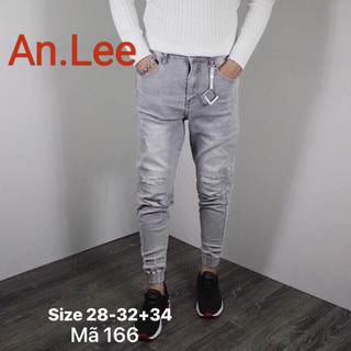 QUẦN JEAN NAM TRƠN ỐNG BÓ PHONG CÁCH [An.Lee SHOP]