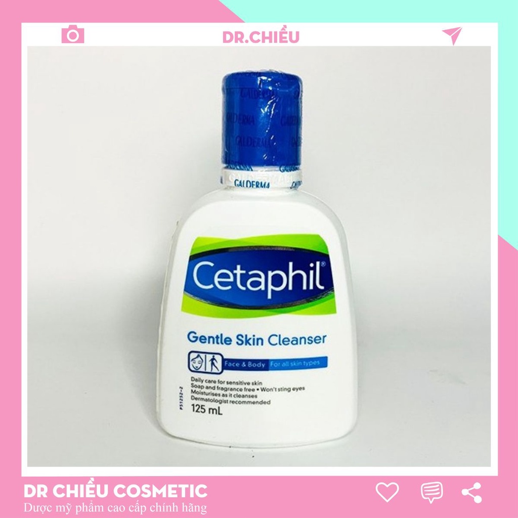 Sữa rửa mặt Cetaphil ⚜️FREESHIP⚜️ Cetaphil Gentle Skin Cleanser 125ml