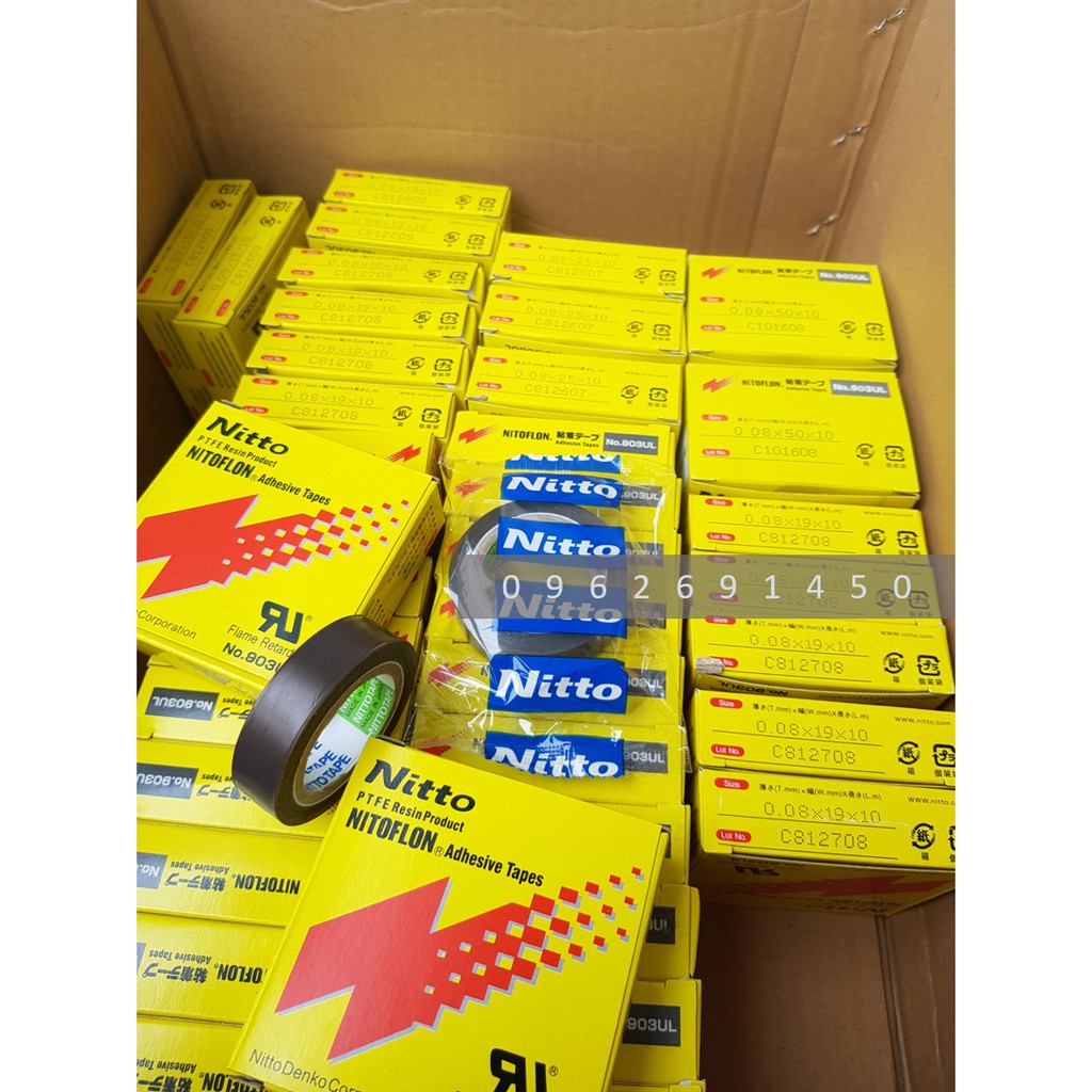 NITTO 903UL NHẬT BẢN chịu nhiệt độ cao, kháng hóa chất axit và kiềm