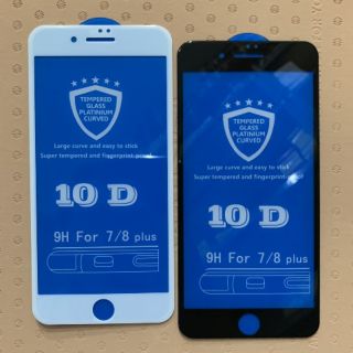 Dán cường lực full màn 10D cho iPhone 7plus /8plus