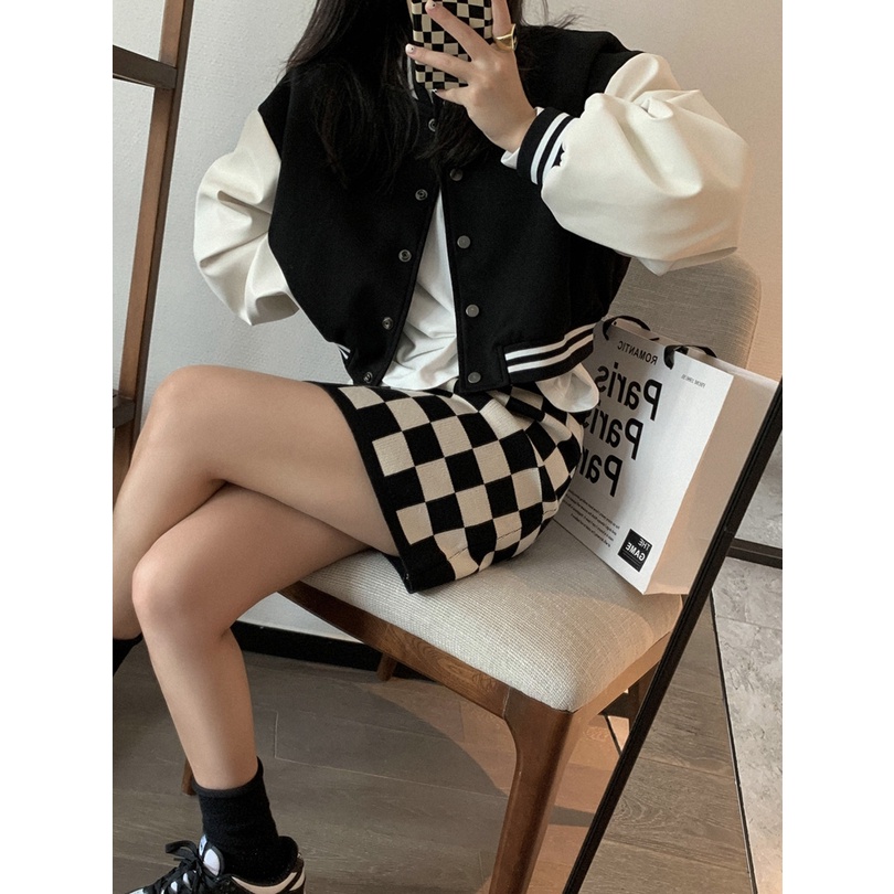 Áo Khoác Croptop Nỉ CROPTOP TRƠN Nữ Form Ngắn Bomber Nút Bấm Vải Nỉ Đẹp GOVA