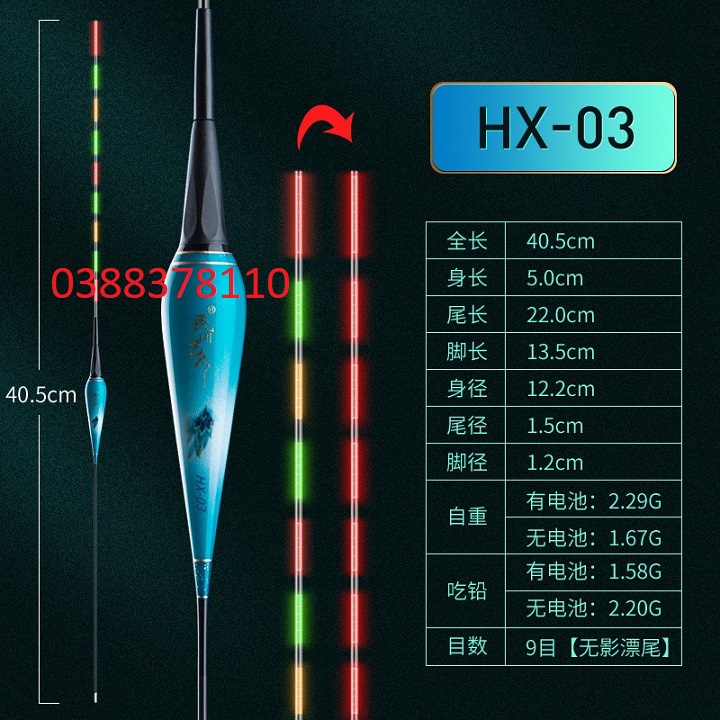 Phao Nghệ Nhân Đổi Màu Công Nghệ Mới HX Ăn Chì Từ 1.5gam - 5.8gam