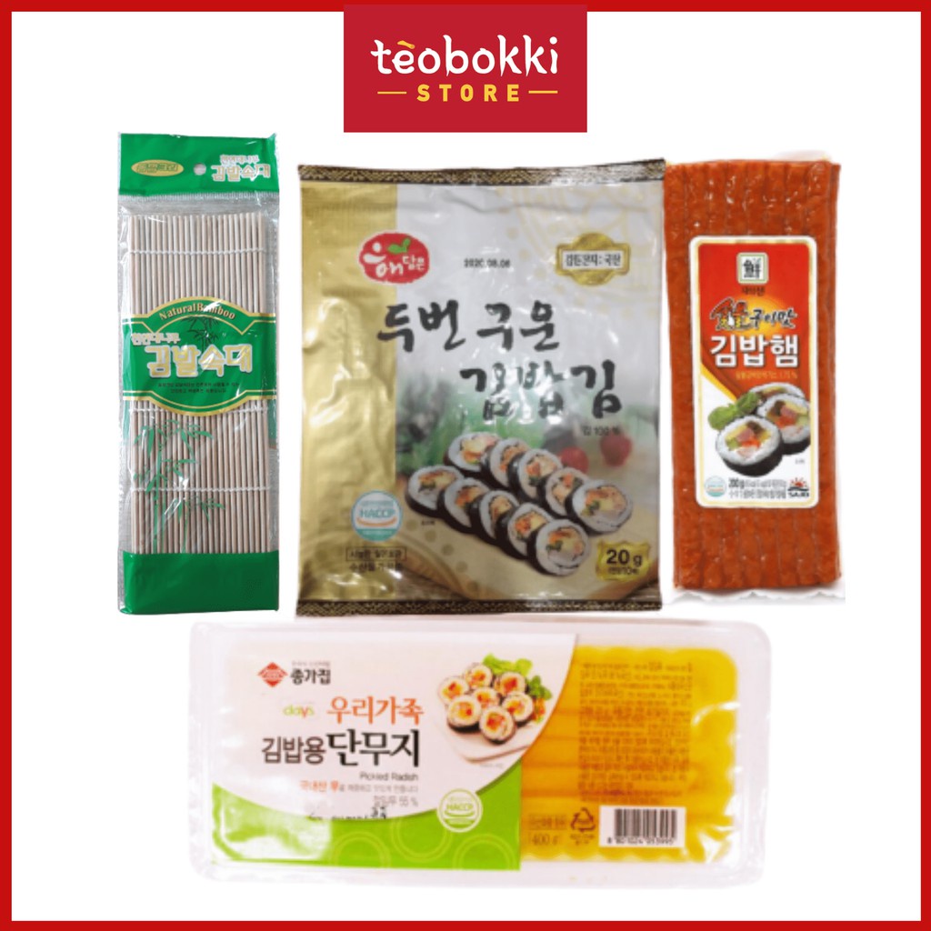 [SHIP HCM] Combo 4 món nguyên liệu làm kimbap