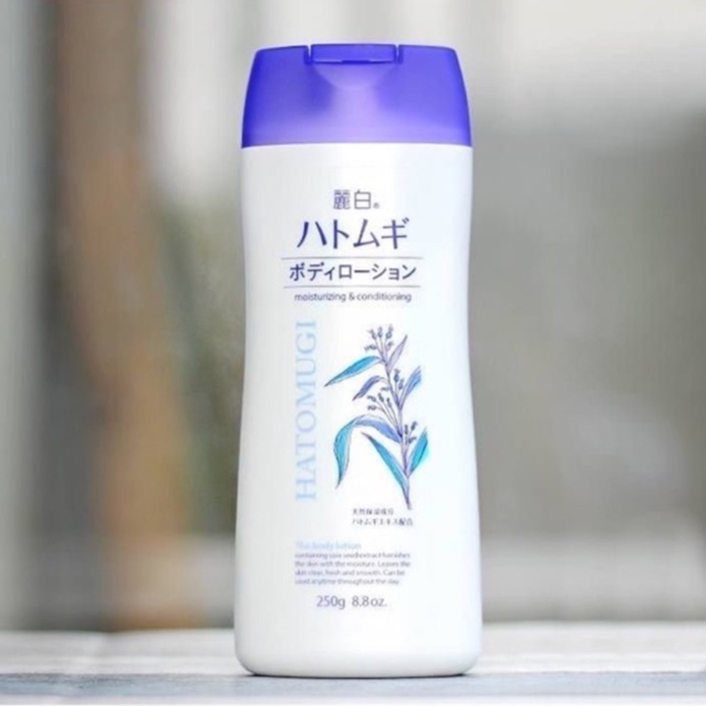 Sữa Dưỡng Thể Chiết Xuất Hạt Ý Dĩ Hatomugi The Body Lotion 250g