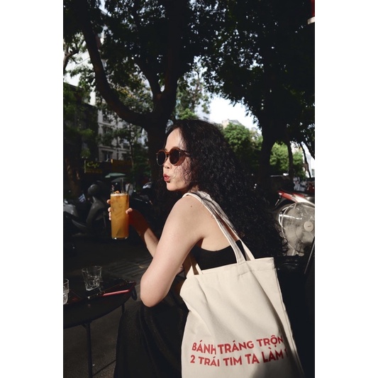 Túi tote ZOWEAR cao cấp Funchline Bánh Tráng Trộn