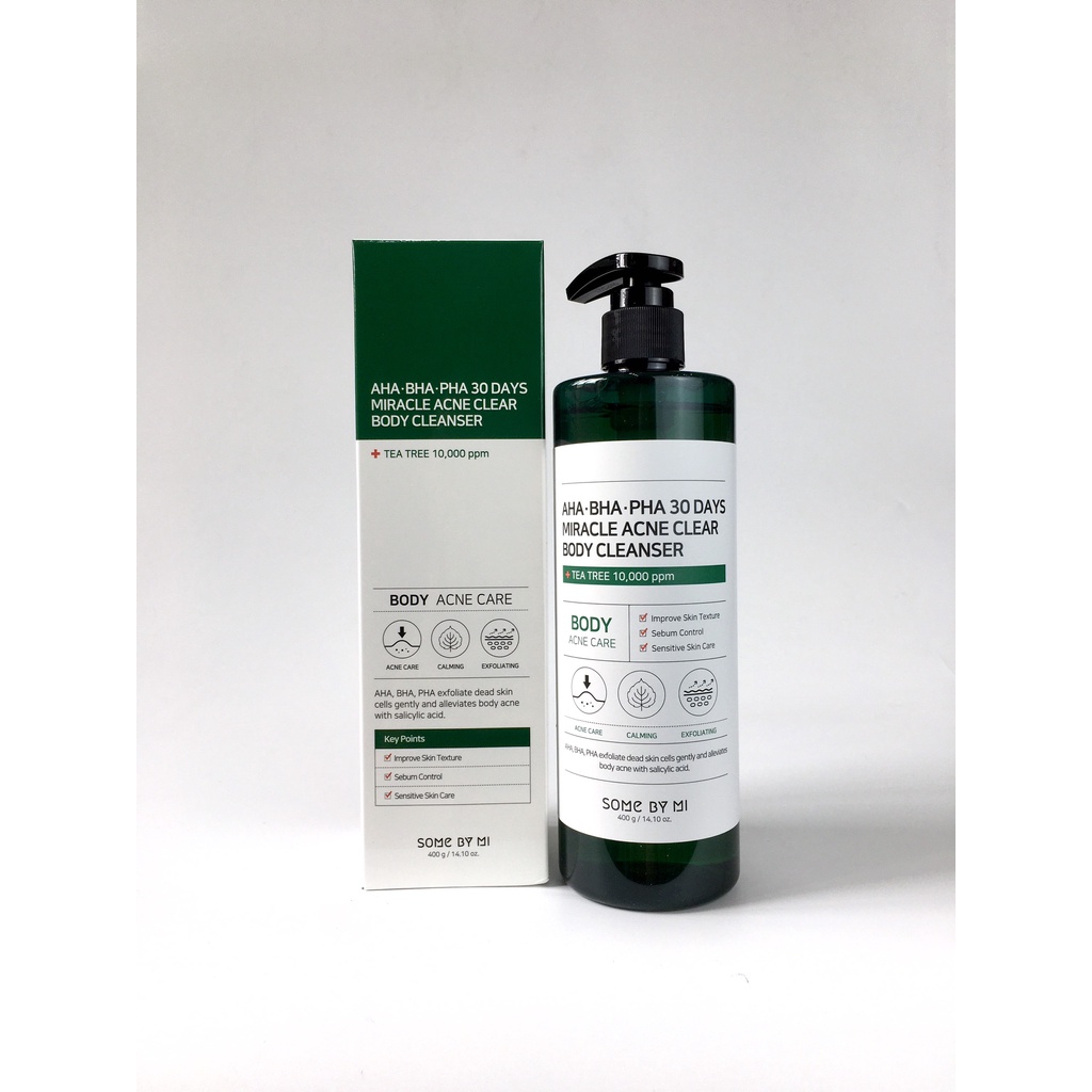 Sữa Tắm giảm Mụn Lưng Some By Mi AHA-BHA-PHA 30 Days Miracle Acne Clear Body Cleanser 400g