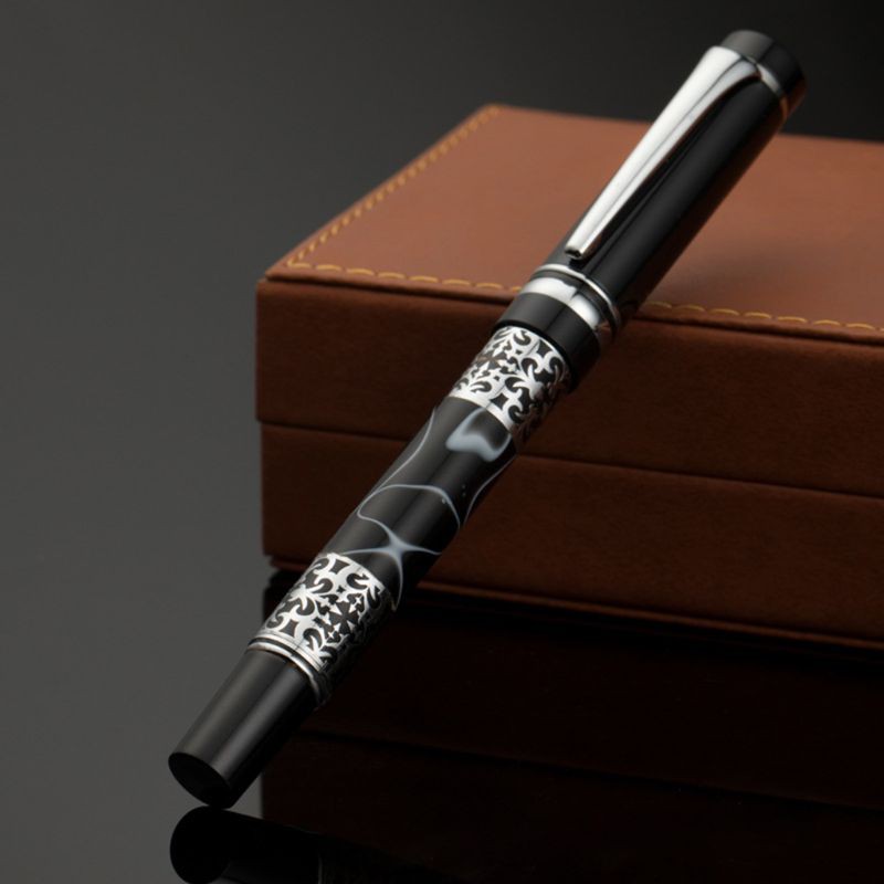 Bút bi vỏ kim loại acrylic 0.5mm