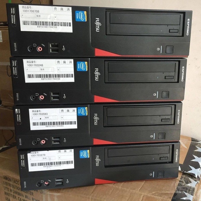 Case máy tính để bàn đồng bộ Fujitsu CPU i3 2100 - RAM 4GB - SSD 240GB - SSD 120GB - HDD 500GB | BigBuy360 - bigbuy360.vn