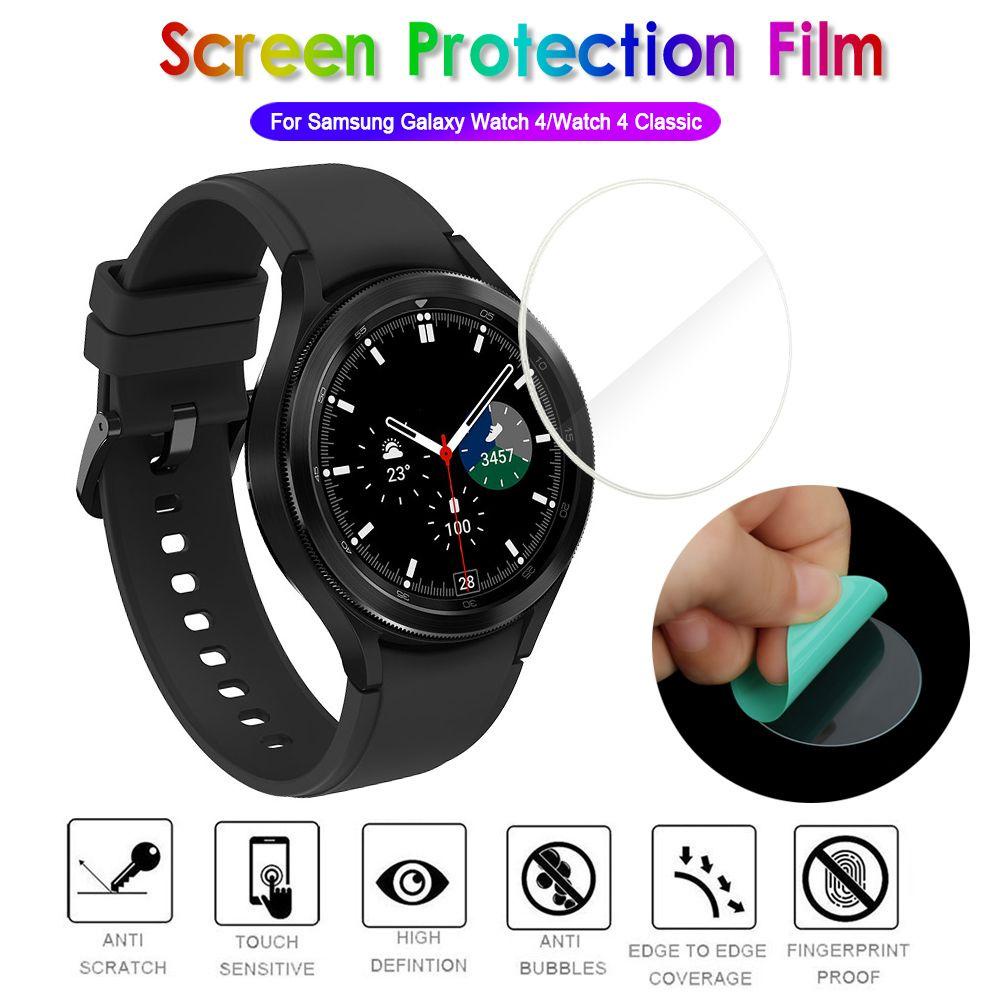 Phim Phủ Kính Trong Suốt Bảo Vệ Màn Hình Chống Dấu Vân Tay Cho Samsung Galaxy Watch 4 Classic 42mm 46mm 40mm 44mm