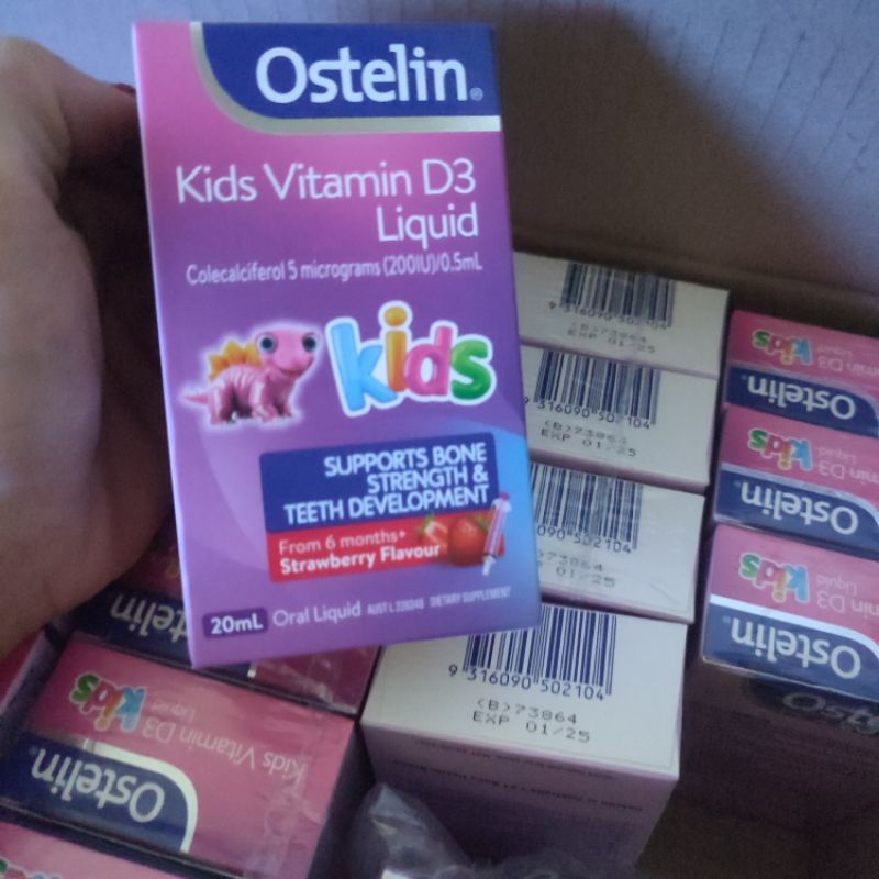 Ostelin vitamin d3 cho bé 2.4ml và 20ml