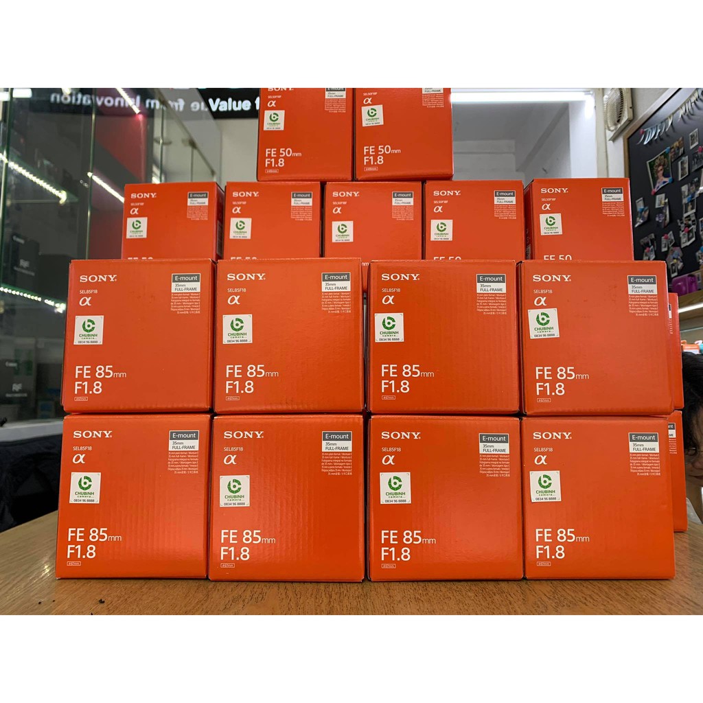 Ống kính Sony FE 85mm F1.8 | Chính Hãng