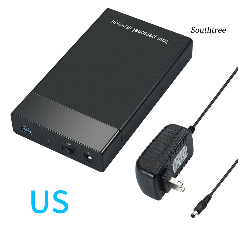 【Ready stock】High Speed USB 3.0 2.5/3.5inch SATA HDD Enclosure External Hard Disk Drive Case