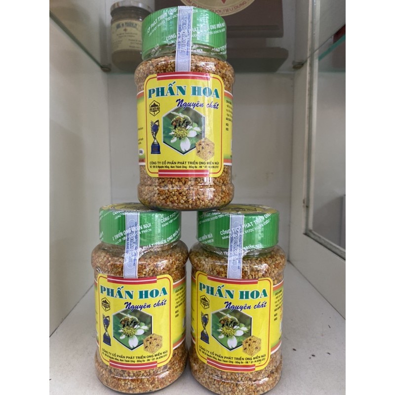 [ONG MIỀN NÚI] phấn hoa rừng Nguyên chất 350g/ lọ