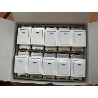 Combo 10 chiếc Hạt công tắc 1 chiều Panasonic Full-Color (Hạt nhỏ)