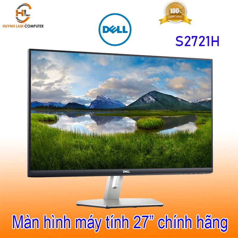 Màn hình máy tính 27inch Dell S2721H FullHD 1900*1080p 75Hz có loa 5ms IPS - Hãng phân phối