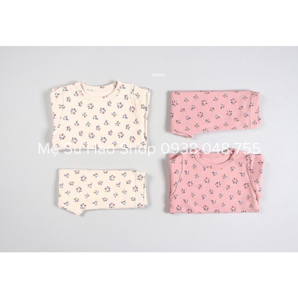BỘ DÀI TAY TRẺ EM HÃNG DAJOA HÀN QUỐC MẪU HOA NHÍ RẤT XINH