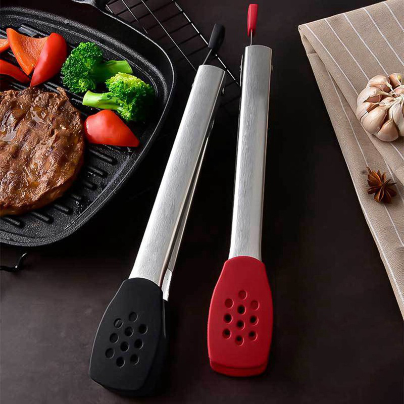 Kẹp Gắp Thức Ăn Đầu Silicon