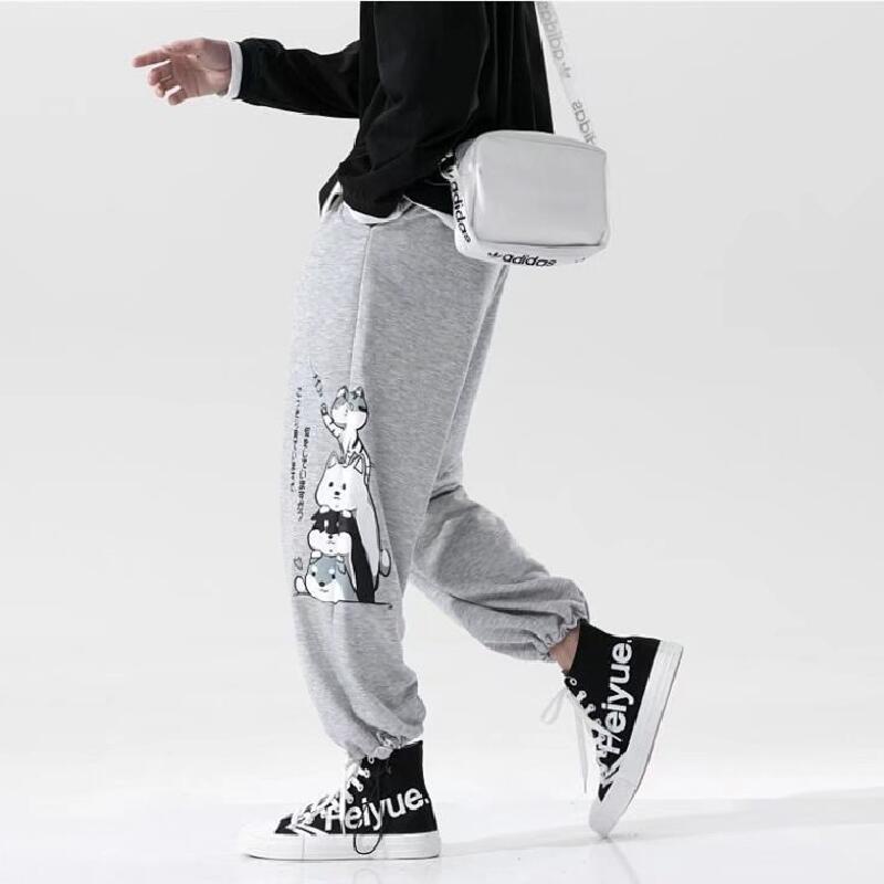 Quần ống rộng phong cách hiphop đường phố Hàn Quốc thời trang size M-5XL