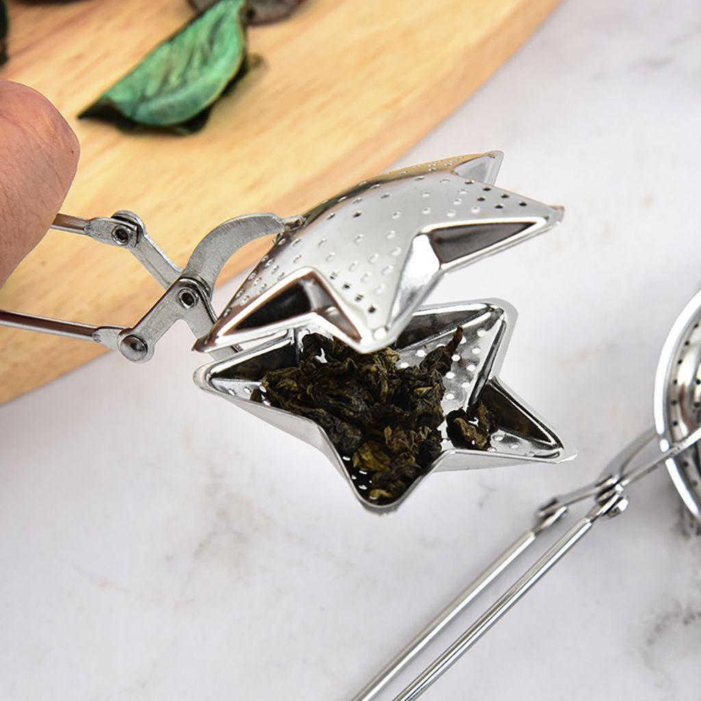 NICKOLAS Dụng Cụ Lọc Trà Bằng Thép Không Gỉ Có Tay Cầm Tiện Dụng