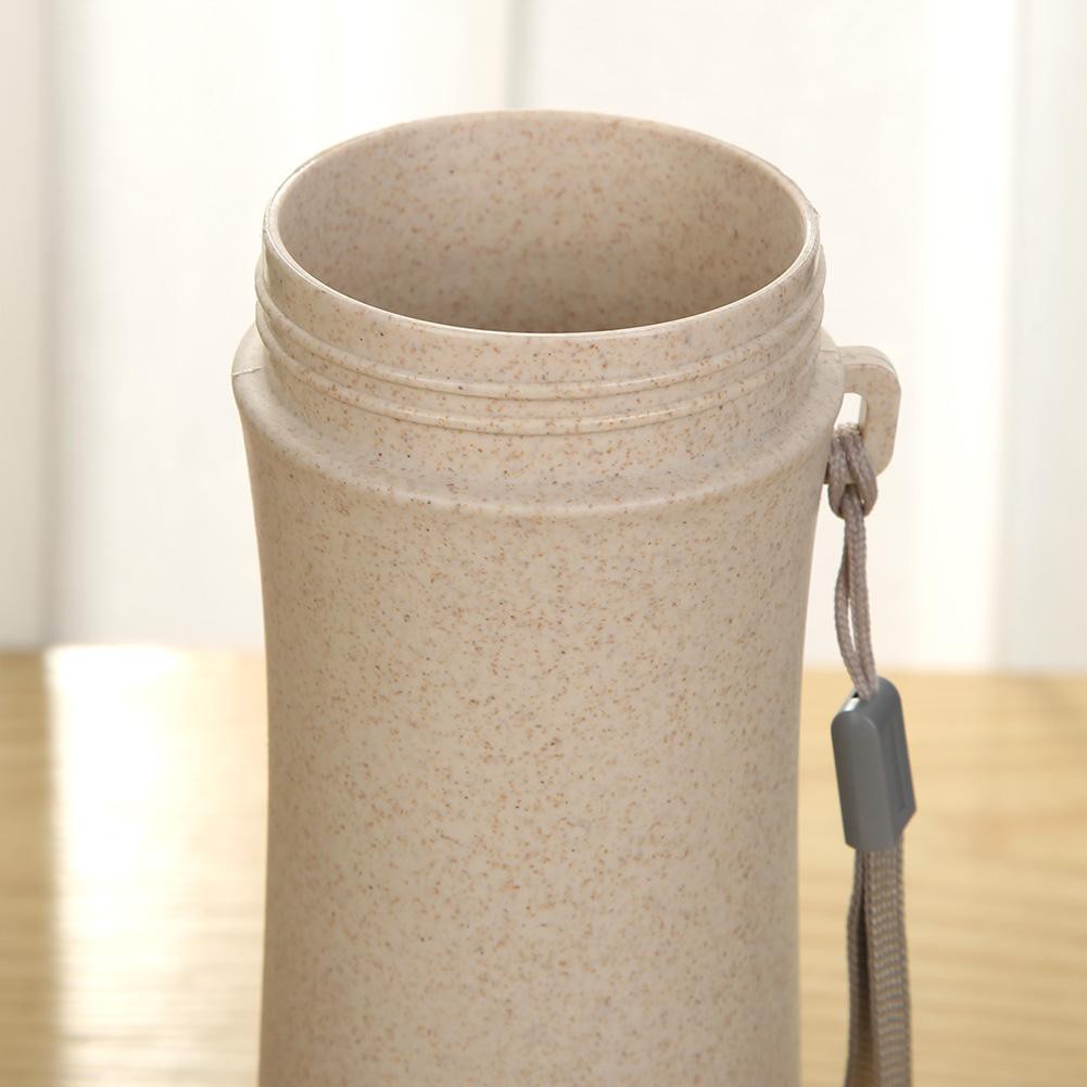 300mL Eco-Friendly Wheat Straw Drinking Cup Portable Coffee Tea Mug Water Bottle