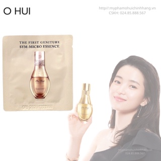 Gói Tinh chất kéo dài tuổi thọ, cải thiện da lão hoá Ohui The First Geniture Sym-Micro Essence sample/ chính hãng