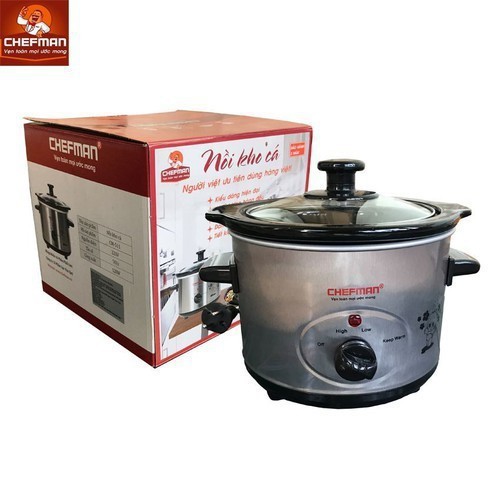 Nồi Kho Cá Đa Năng Chefman CM 511 (1.5L) - Hàng chính hãng