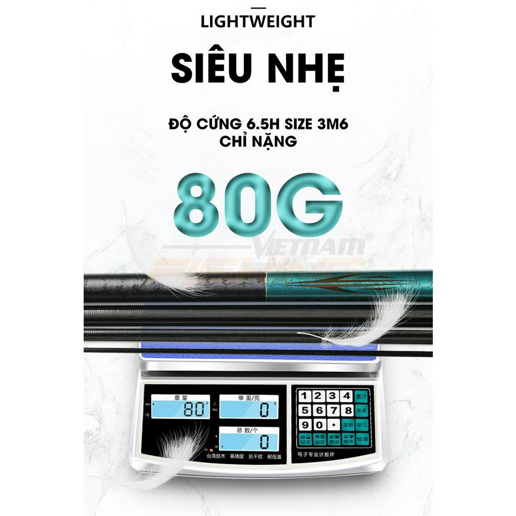 [Chính hãng] [Ảnh thật] Cần Kaiwo Hiếu Chiến 6.5H new model 2021. Tặng kèm 1 lóng phụ.