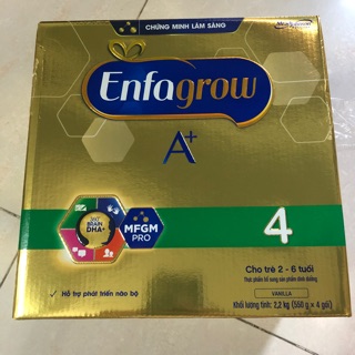 Sữa Bột Enfagrow 4 Hộp Giấy 2,2 kg Date Mới