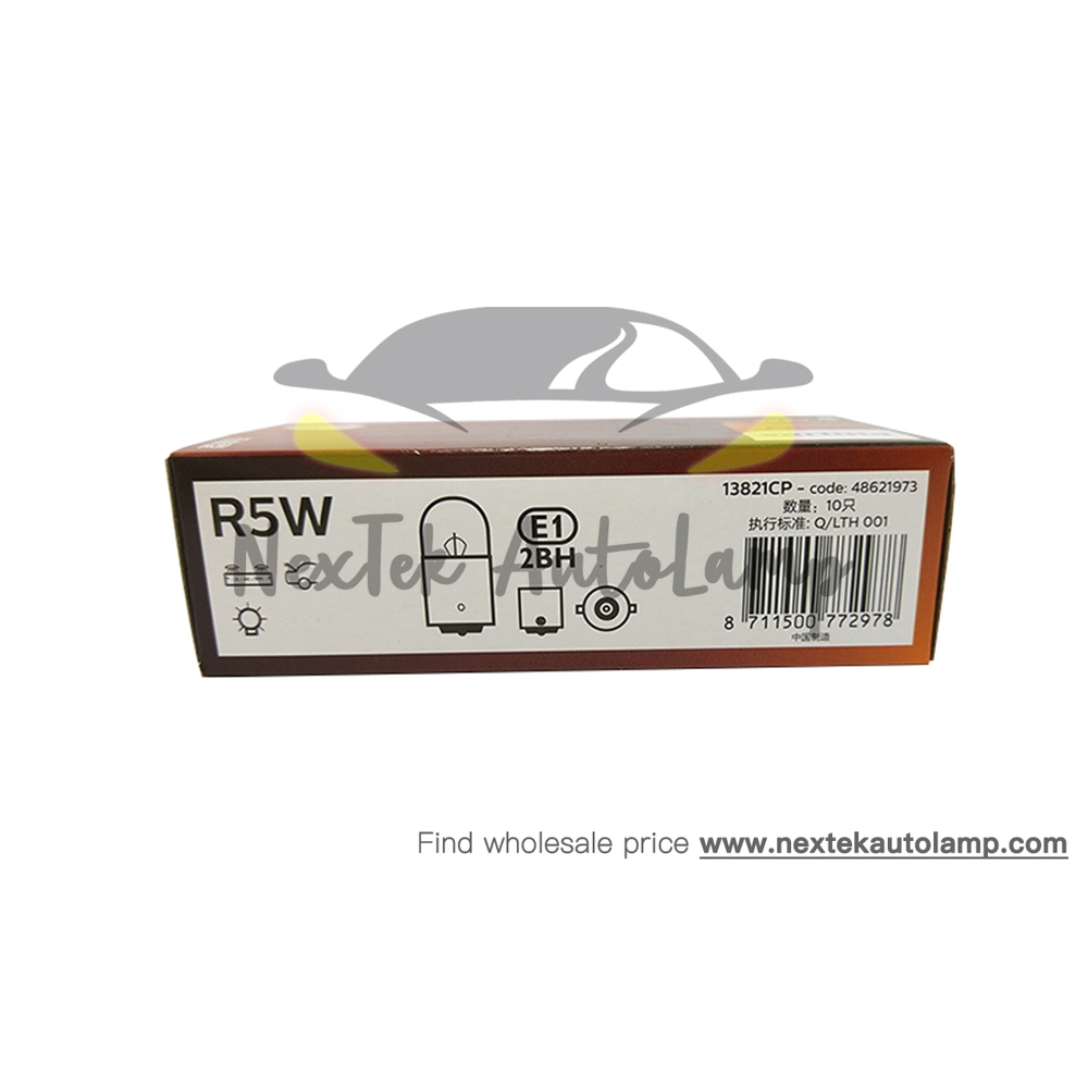 Philips R5W 13821 24V 5W BA15s Đèn Nội Thất Tiêu Chuẩn Đèn Tín Hiệu Gốc Xe Buýt & Xe Tải Phụ kiện xe hơi Bóng đèn xe gốc gốc
