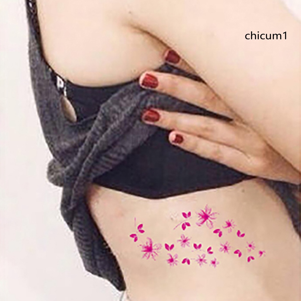 1 Tấm Hình Xăm Dán Tạm Thời Hình Bóng Đèn/Hoa Mận/Cá Voi Chống Thấm Nước