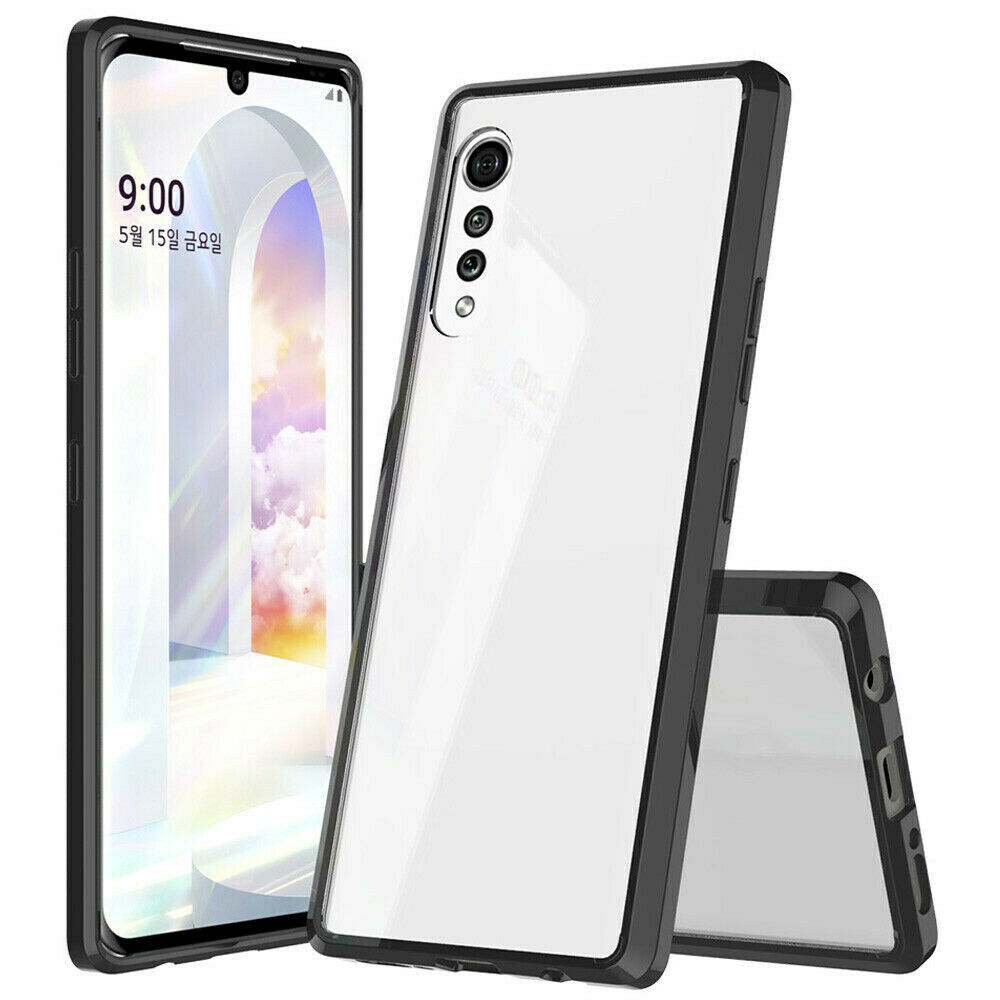 For LG Velvet Clear Ultra Slim Clear Shockproof Bumper Cover Clear Case