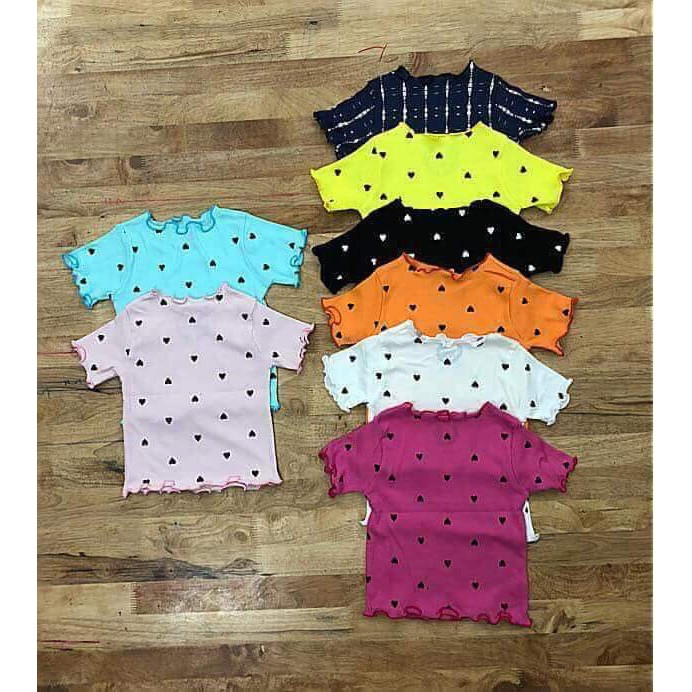 Áo thun bozip cho bé gái