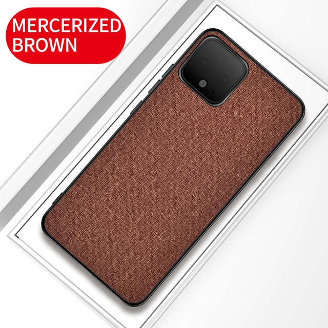 Ốp điện thoại silicon dẻo mỏng bề mặt vải cho Google Pixel 4 XL 4a 3a 3 XL
