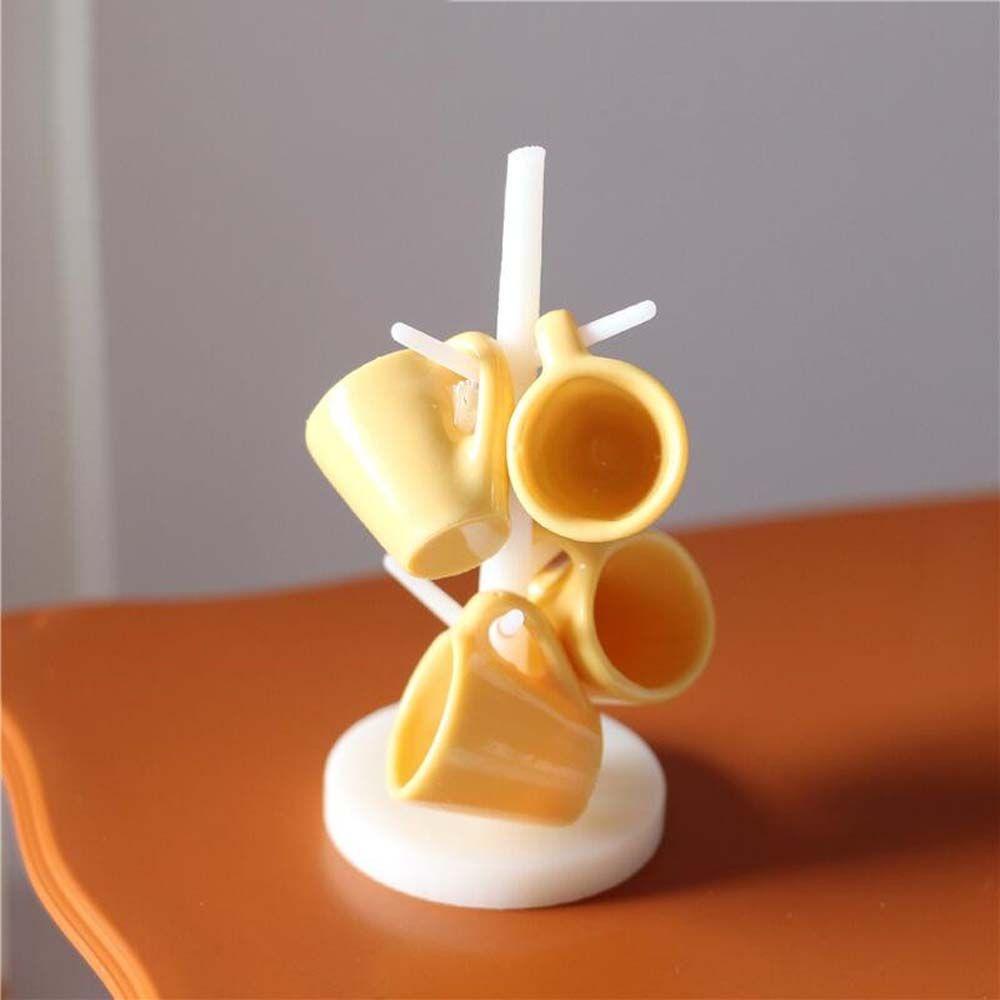 Giá Đỡ Ly Nước Mini Để Bàn Trang Trí Nhà Búp Bê