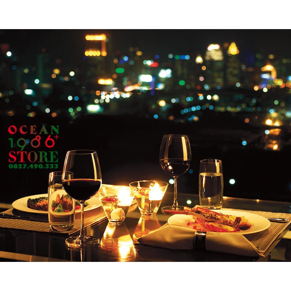 Bộ 6 Ly Rượu Vang Đỏ Thủy Tinh Ocean Madison Bordeaux – 600ml – 1015A21 – Sản Xuất Thái Lan