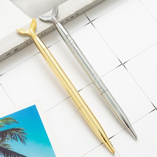 1 bút bi mực đen hình nàng tiên cá 1.0mm
