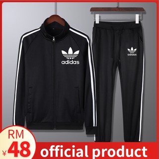 Kho Sẵn Sàng!!! Adidas!Áo Khoác Nam Giản Dị + Quần Âu Mới
