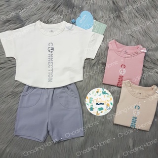 Bộ cộc tay cài vai bu kyomi b31 • 6-9m 9-12m 12-18m 18-24m 2-3y 3-4y • choding home