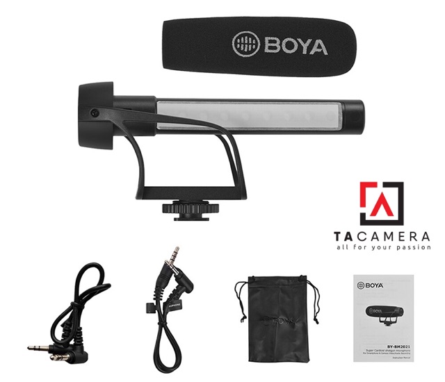 Micro Boya BYBM2021 dùng cho điện thoại và máy ảnh