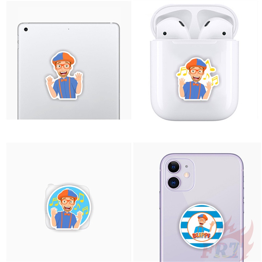 Bộ 50 miếng dán Blippi Series 01 chương trình Tiếng anh vui nhộn cho trẻ em